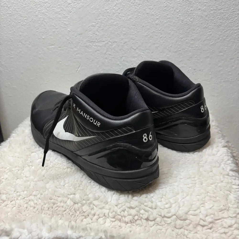Nike Zoom Kobe 4 iD Mens 16 Black K Mansour 368655-991 Basketball Sneakers RARE